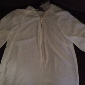 A zipper blouse